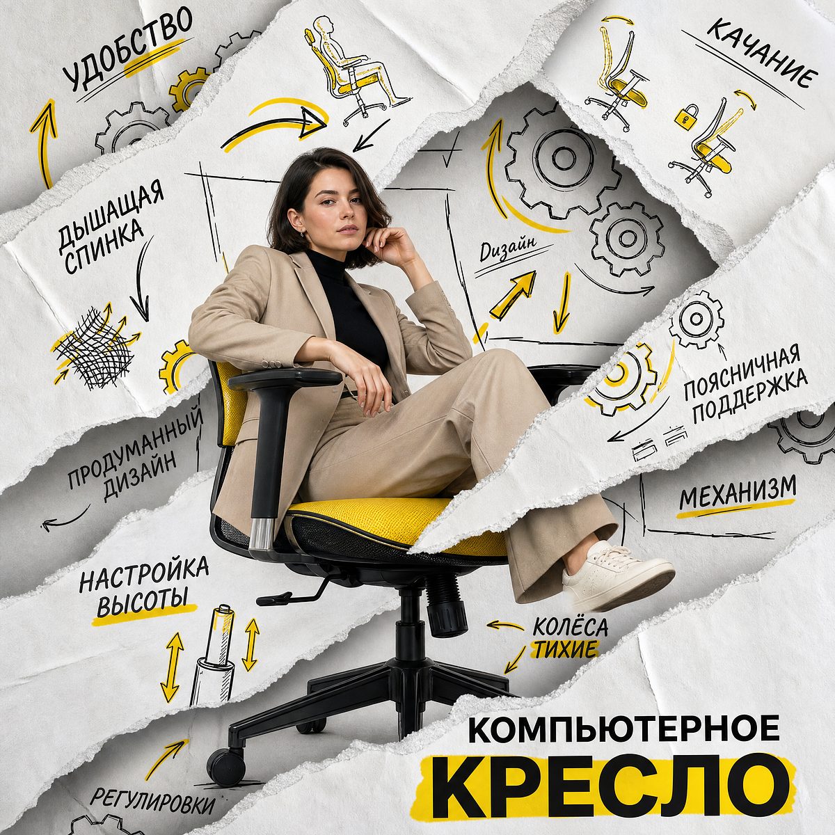 AI-коллаж в стиле «Бизнес»