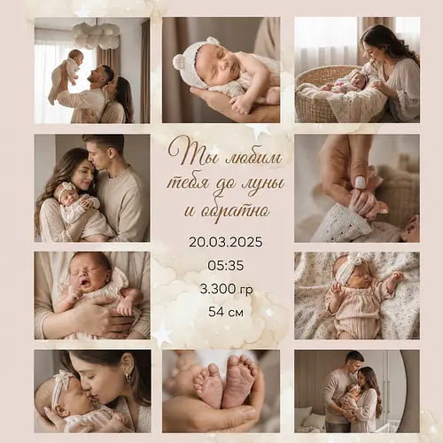 Пример AI-коллажа