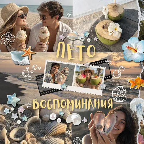 Пример AI-коллажа