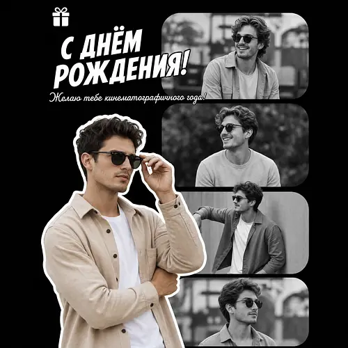 Пример AI-коллажа