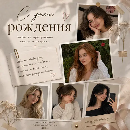 Пример AI-коллажа