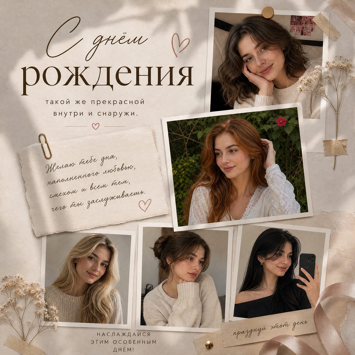 AI-коллаж в стиле «Праздничный»