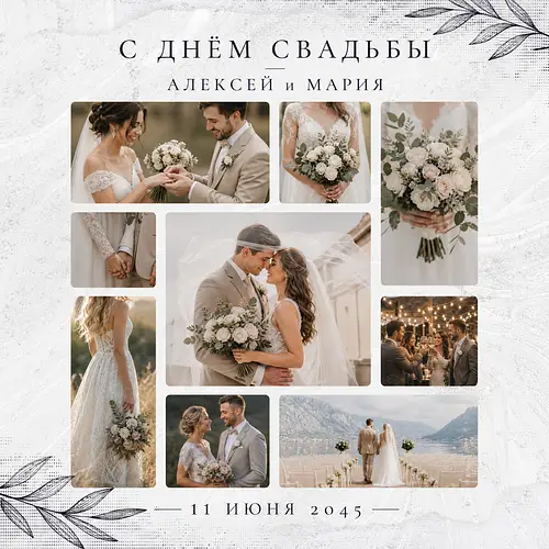 Пример AI-коллажа