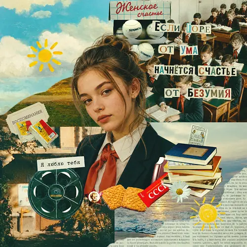 Пример AI-коллажа