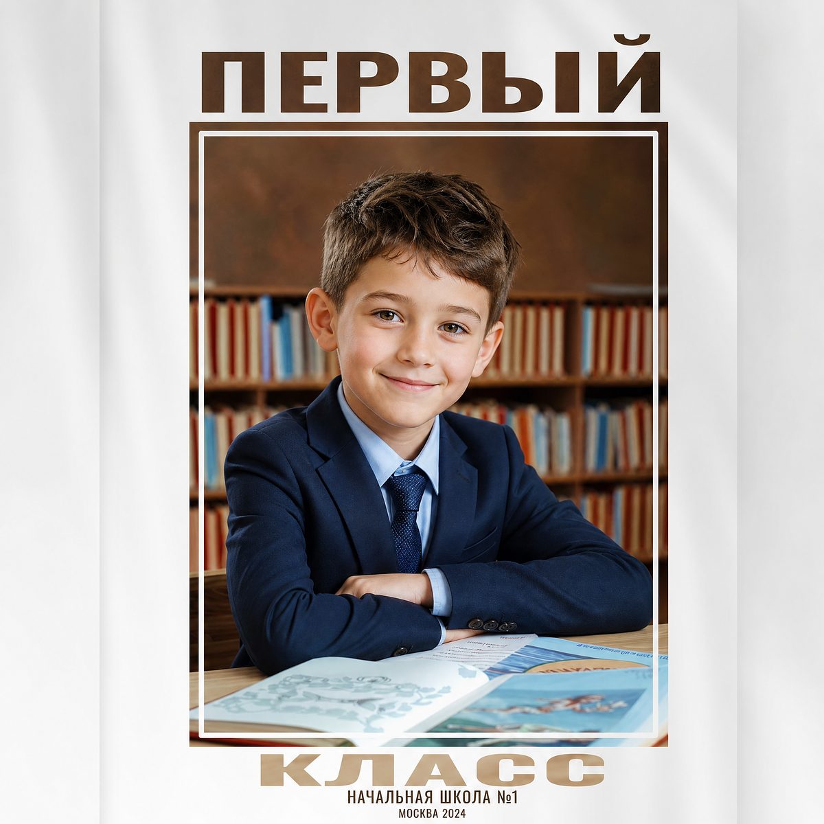 AI-коллаж в стиле «1 сентября»